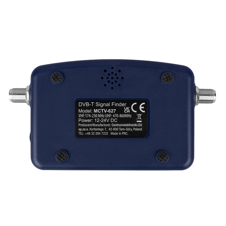 Medidor de TV DVB-T Maclean, maletín, cable de 25 cm F-F, MCTV-627 + 10 pilas AA Varta Industrial