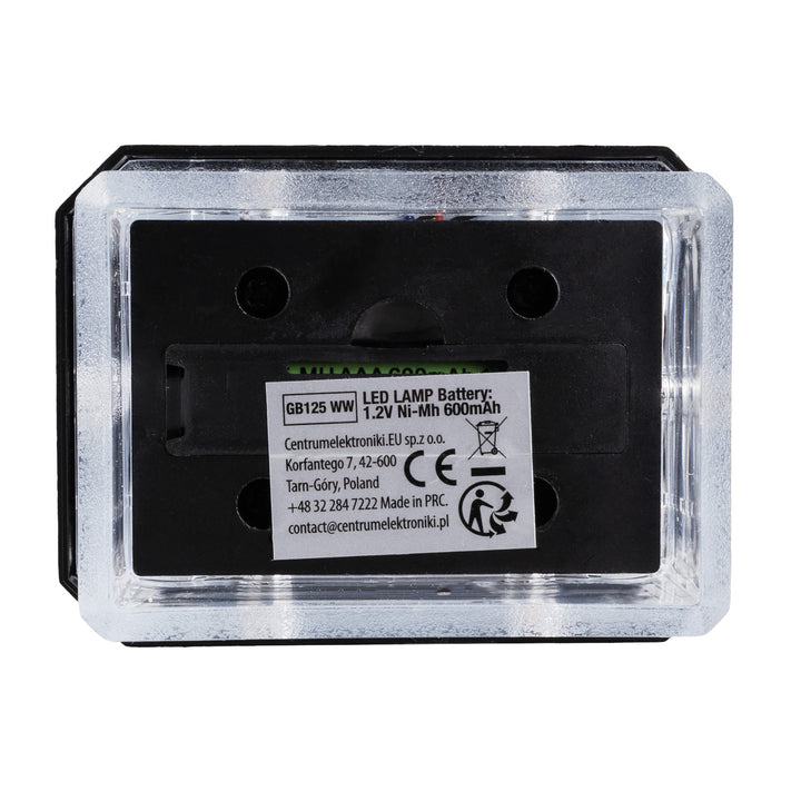 Lámpara LED solar para poste GreenBlue, 60 x 40 mm, cubierta en forma de sobre, 3200 K, GB125 WW