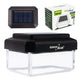 Lámpara LED solar para poste GreenBlue, 60 x 40 mm, cubierta en forma de sobre, 3200 K, GB125 WW