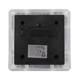Lámpara LED solar para poste GreenBlue, 80 x 80 mm, cubierta en forma de sobre, 3200 K, GB127 WW