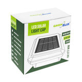 Lámpara LED solar para poste GreenBlue, 80 x 80 mm, cubierta en forma de sobre, 3200 K, GB127 WW