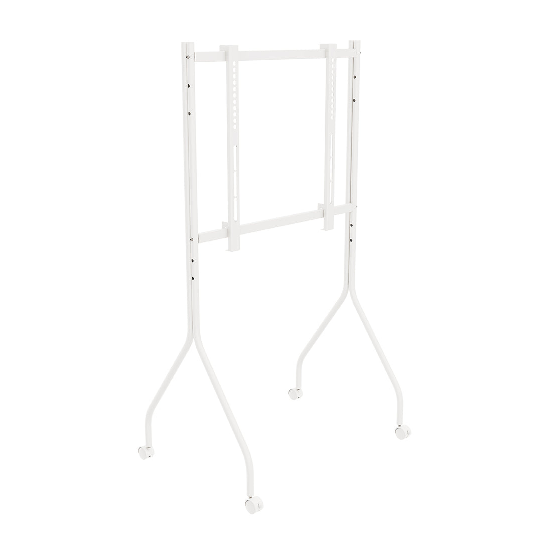 Soporte / carrito para TV Maclean, con ruedas, 37-80", carga máxima 50 kg, VESA máximo 600x400, blanco, MC-180 W