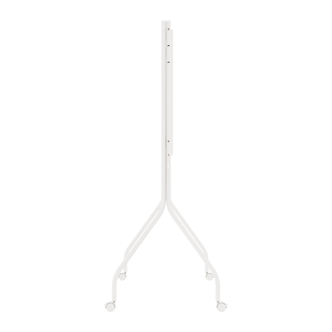 Soporte / carrito para TV Maclean, con ruedas, 37-80", carga máxima 50 kg, VESA máximo 600x400, blanco, MC-180 W