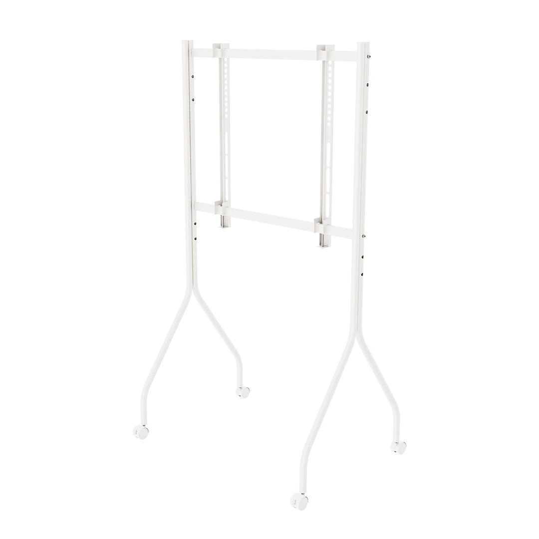 Soporte / carrito para TV Maclean, con ruedas, 37-80", carga máxima 50 kg, VESA máximo 600x400, blanco, MC-180 W