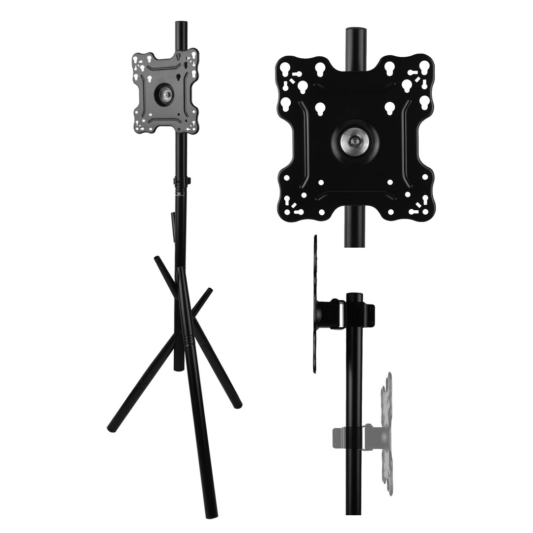 Soporte de suelo para televisor Maclean, 27-55", VESA máx. 200x200, máx. 60 kg, MC-181 B