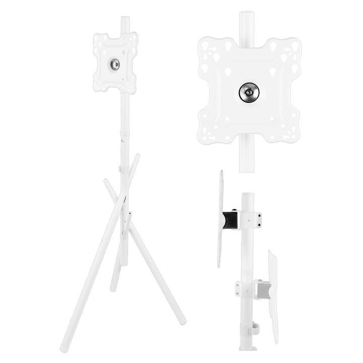Soporte de suelo para televisor Maclean, 27-55", VESA máx. 200x200, máx. 60 kg, MC-181 W