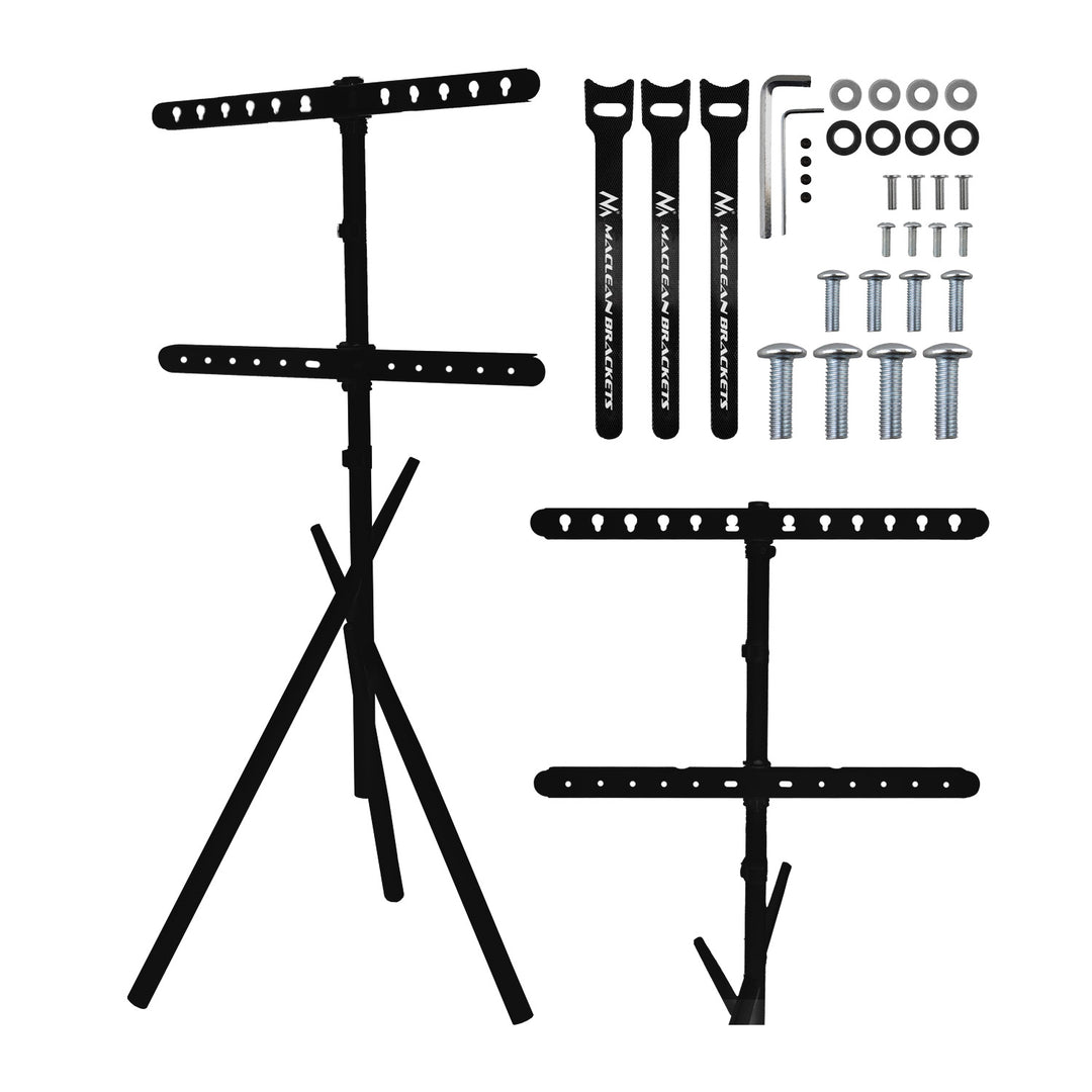 Soporte de suelo para televisor Maclean, 37-80", VESA máx. 600x400, máx. 60 kg, MC-182 B