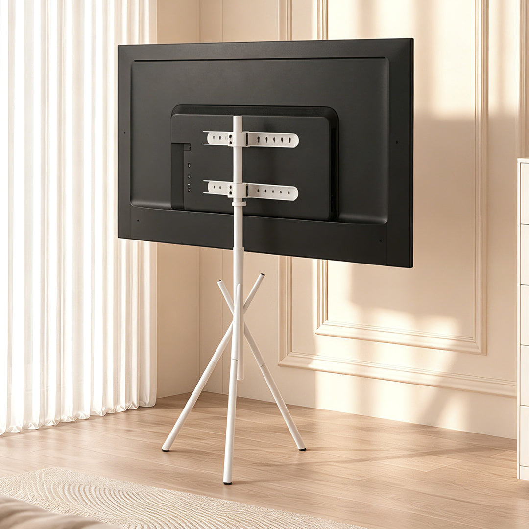 Soporte de suelo para televisor Maclean, 37-80", VESA máx. 600x400, máx. 60 kg, MC-182 W