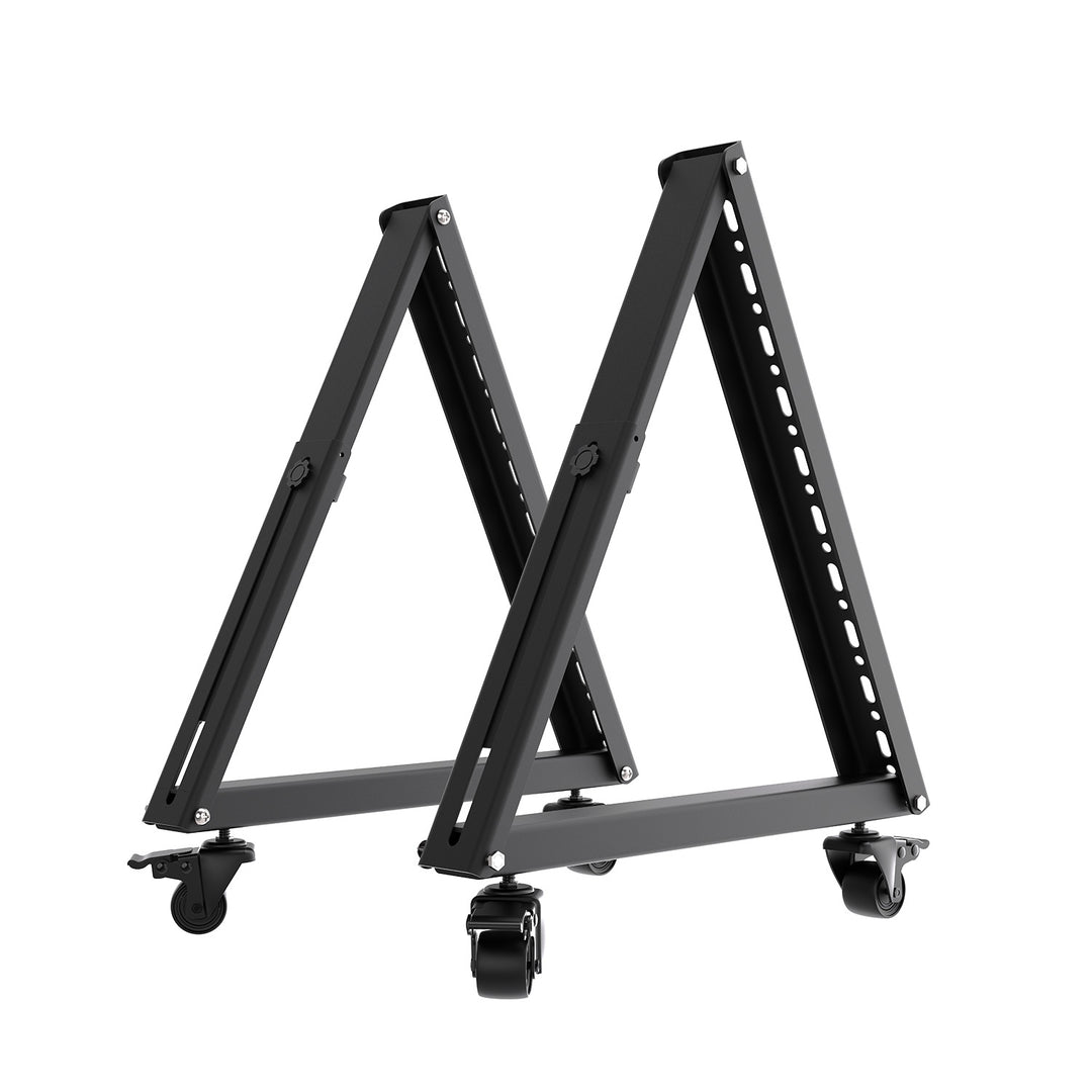 Carrito / soporte de suelo para TV Maclean, 37-80", VESA máx. 800x400, máx. 75 kg, móvil, bloqueo de ruedas, MC-183