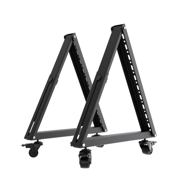 Carrito / soporte de suelo para TV Maclean, 37-80", VESA máx. 800x400, máx. 75 kg, móvil, bloqueo de ruedas, MC-183