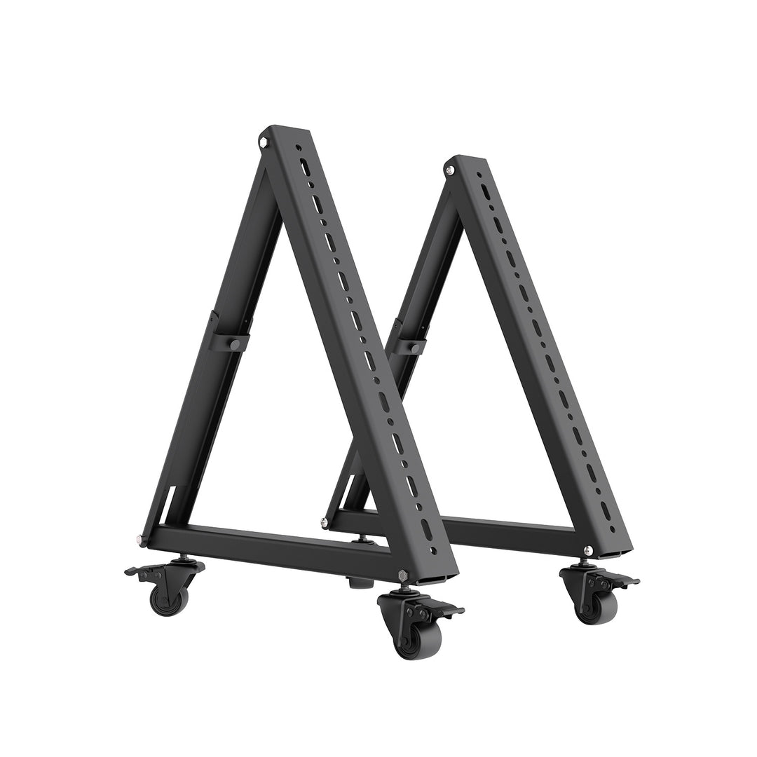 Carrito / soporte de suelo para TV Maclean, 37-80", VESA máx. 800x400, máx. 75 kg, móvil, bloqueo de ruedas, MC-183