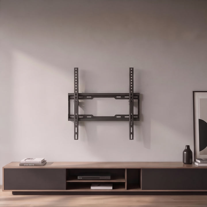 Soporte / colgador para TV Maclean, VESA máx. 400x400, 32-75", hasta 45 kg, negro, ajuste de inclinación 0°~-8°, MC-187