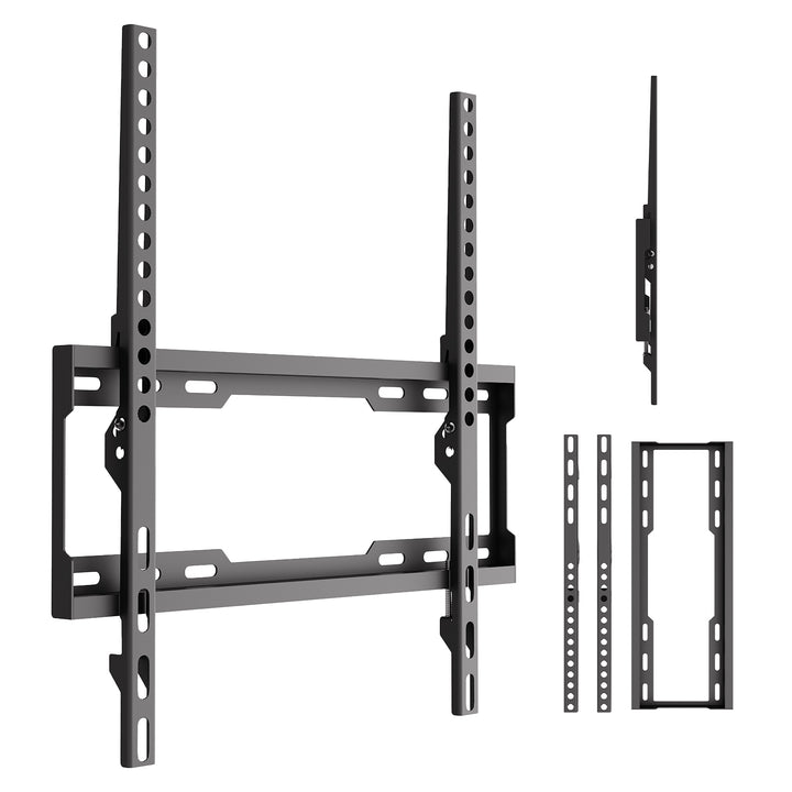 Soporte / colgador para TV Maclean, VESA máx. 400x400, 32-75", hasta 45 kg, negro, ajuste de inclinación 0°~-8°, MC-187