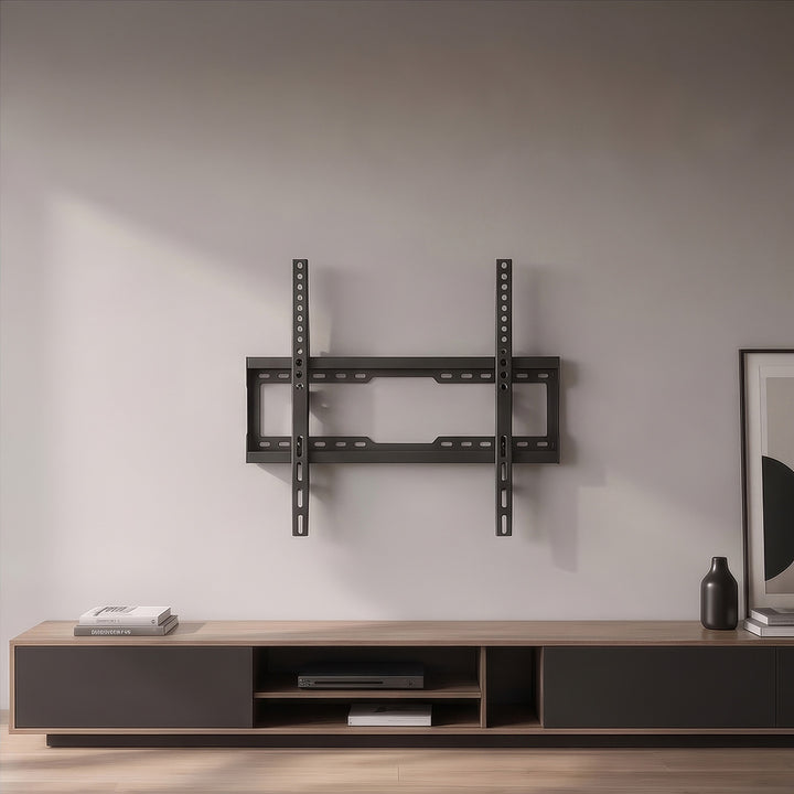 Soporte / colgador para TV Maclean, VESA máx. 600x400, 37-86", hasta 45 kg, negro, ajuste de inclinación 0°~-8°, MC-188