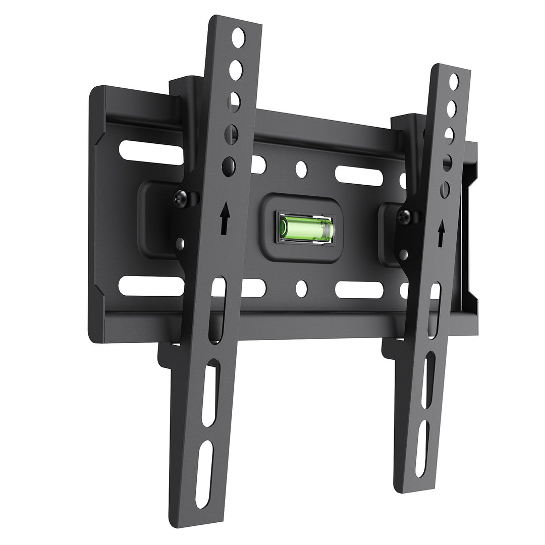 Soporte / colgador para TV Maclean, VESA máx. 200x200, 13-43", hasta 45 kg, negro, inclinación ajustable de +2° a -10°, MC-189