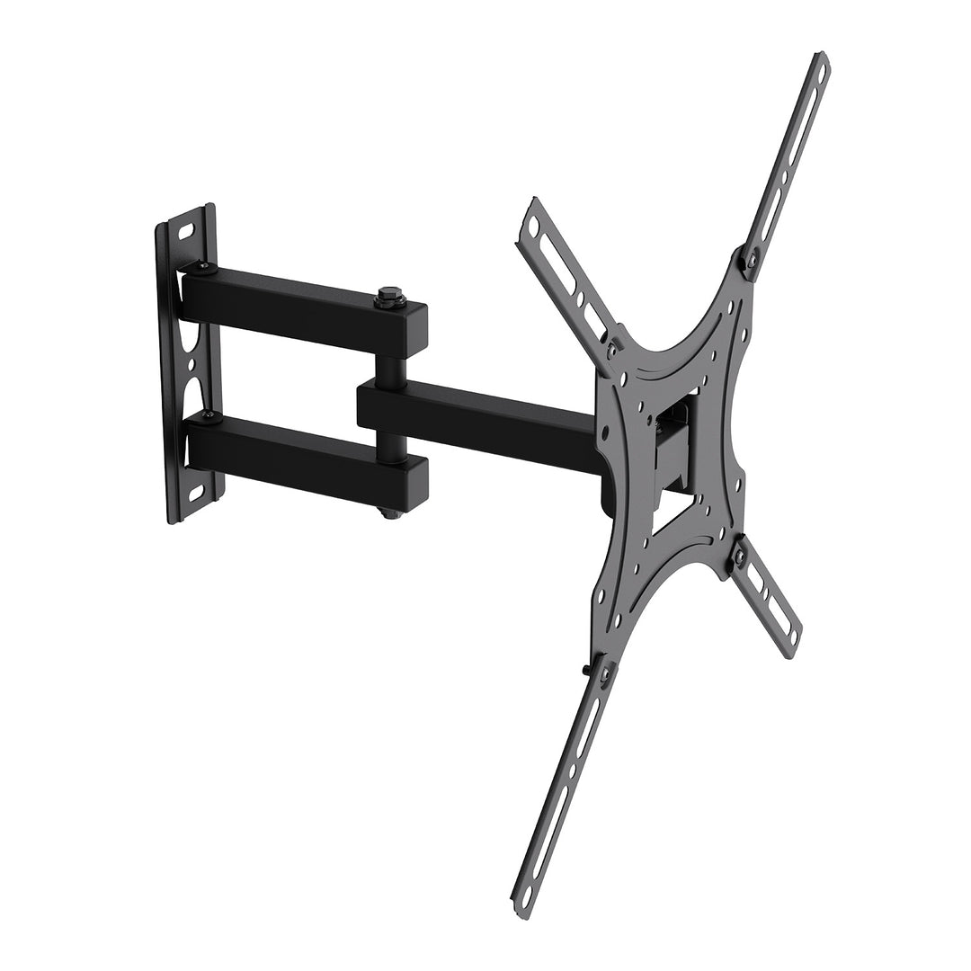 Soporte / colgador para TV Maclean, VESA máx. 400x400, 32-55", hasta 25 kg, negro, ajuste de inclinación 0°~-15° y giro +90°~-90°, MC-190