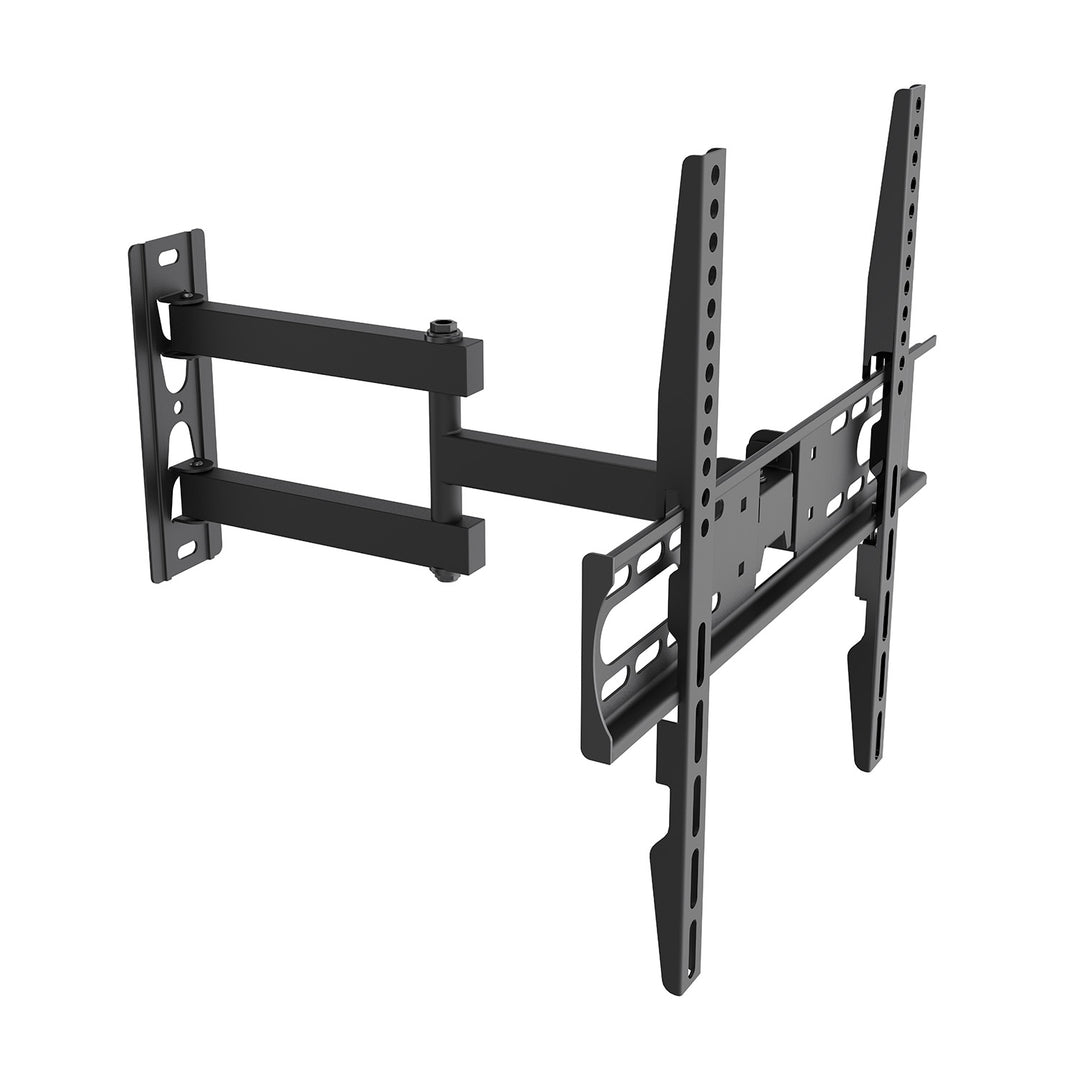Soporte / colgador para TV Maclean, VESA máximo 400x400, 32-55", hasta 30 kg, negro, ajuste de inclinación +2°~-10° y giro +90°~-90°, MC-191
