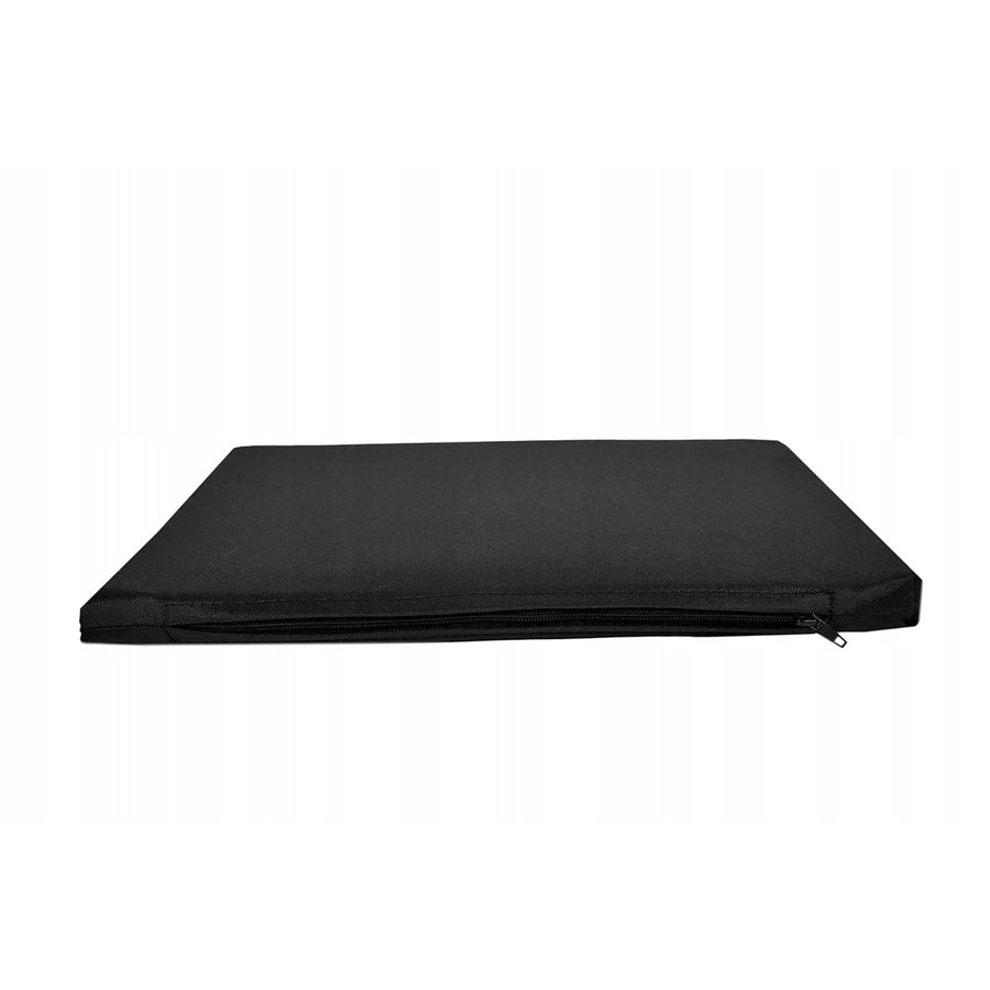 Caseta para perro Woodok, aislada, madera de abeto, gris + cama para perro