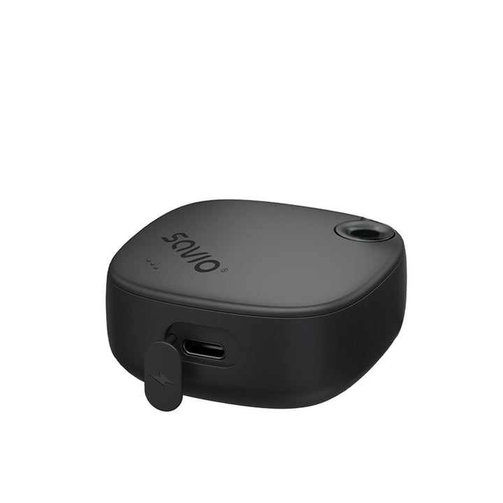 Auriculares inalámbricos Savio, Bluetooth 5.3, ENC, USB-C, negro, SAVSLTWS-11