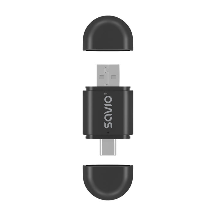 Adaptador de corriente Savio, CarPlay, Android Auto, Bluetooth, Wi-Fi, SAVTR-17