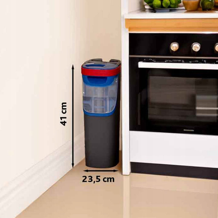Vileda H2prO fregona plana, 100% separación agua limpia/agua sucia, dos depósitos, almohadilla de microfibra, 360° punta, 175774
