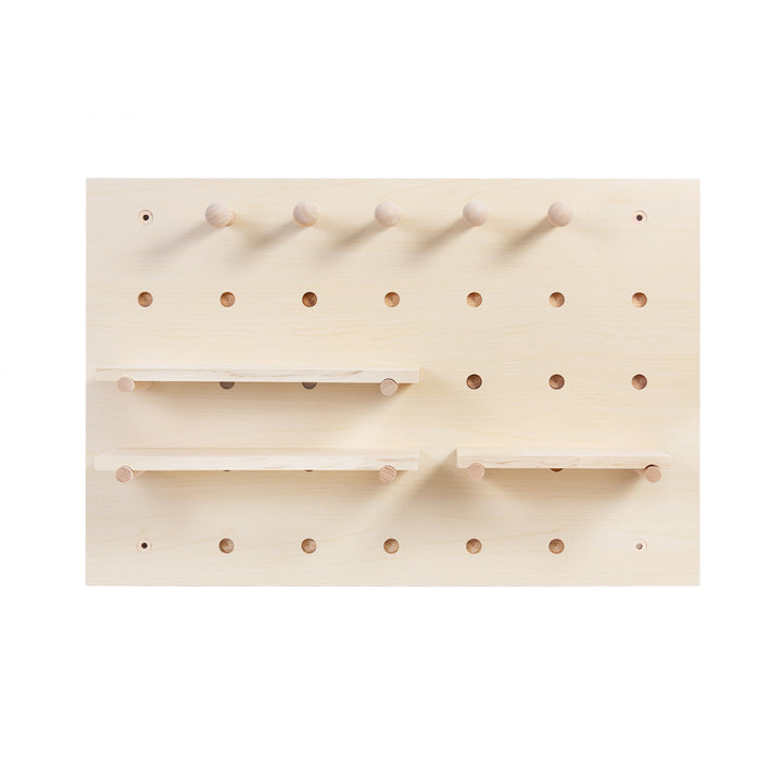Organizador de madera para pizarra blanca Maclean, color madera clara, 40x60cm, max. 20kg, MC-130 WD, 2 piezas