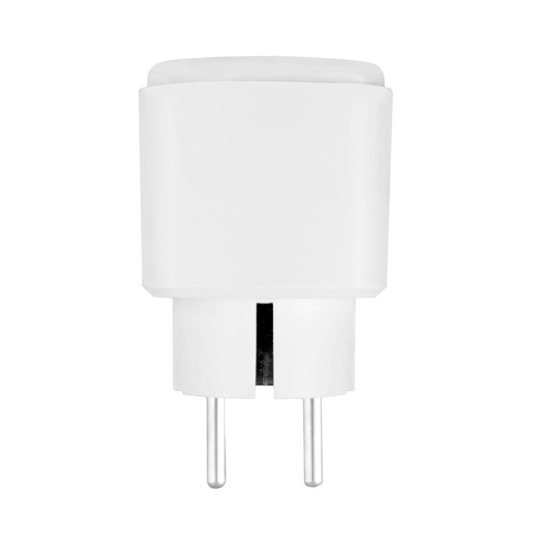 Enchufe WiFi GreenBlue con control remoto, compatible con Android/iOS/Alexa/Google Home, temporizador, medidor de potencia, máx. 16 A/3840 W, GB735 W