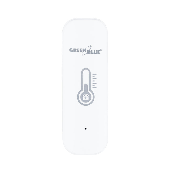 Sensor de temperatura y humedad WiFi GreenBlue, compatible con Android/iOS/Alexa/Google Home, 3,0 V CC, LR03 x 2, GB737
