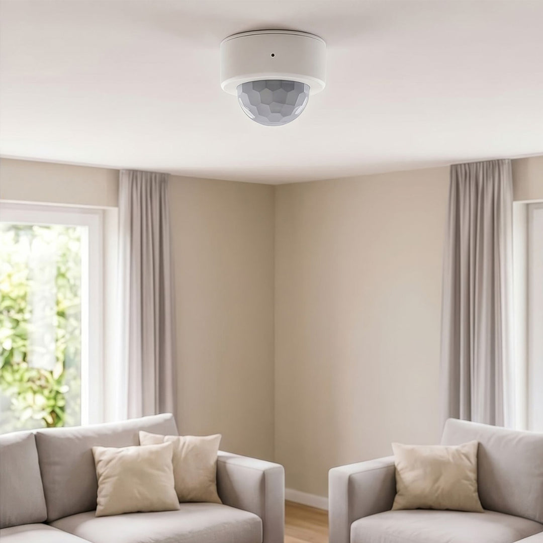 Sensor de movimiento inalámbrico Zigbee Tuya GreenBlue, Android/iOS, CR2450 DC 3,0 V, ángulo de detección de 120° / hasta 8 m, GB740