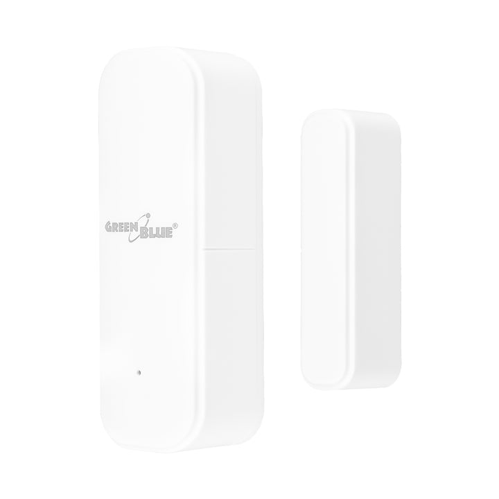 Contactor inalámbrico / sensor de apertura WiFi GreenBlue, Android/iOS, para puertas / ventanas, 3,0 V CC, LR03x2, GB479 W
