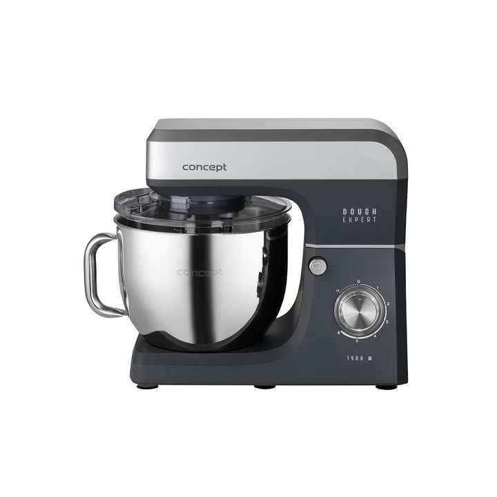 Bátidora planetaria Concept Dough Expert, potencia de 1900 W, gancho doble, función de calentamiento del bol, 6 velocidades diferentes, RM6010