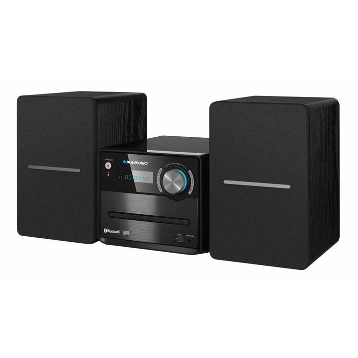 Microtorre Blaupunkt, potencia 30 W, radio FM, entrada AUX, conector USB, Bluetooth, MS13BT