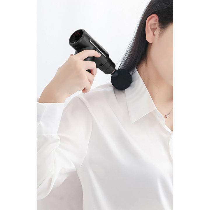 Masajeador para un masaje fácil y rápido de los músculos tensos, Media-tech, 4 cabezales de masaje intercambiables, MT6521