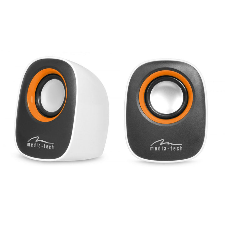 Altavoces para ordenador 2.0 con alimentación USB, Media-Tech, MT3137