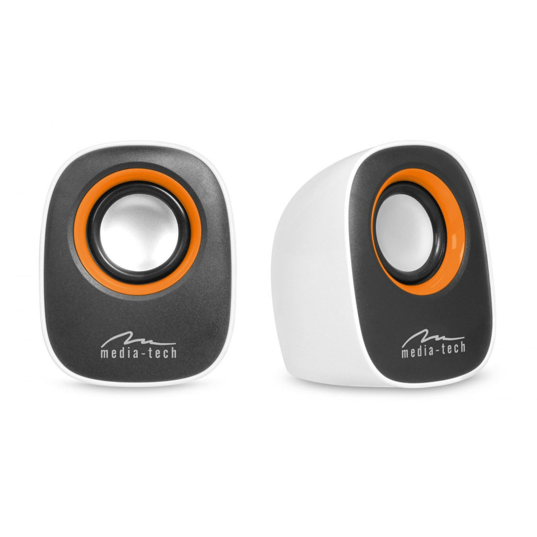 Altavoces para ordenador 2.0 con alimentación USB, Media-Tech, MT3137