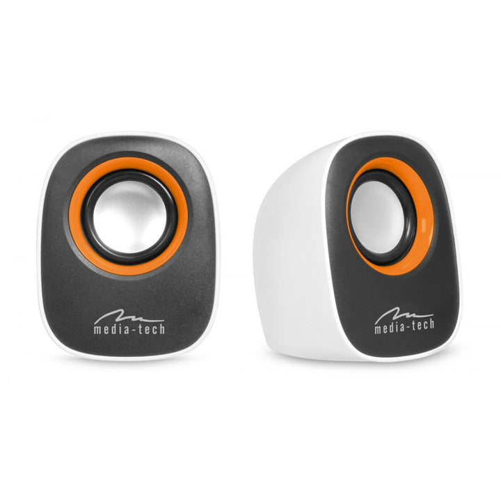 Altavoces para ordenador 2.0 con alimentación USB, Media-Tech, MT3137