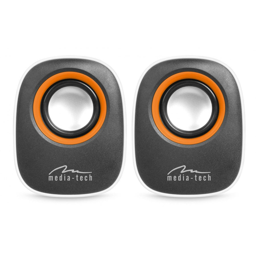 Altavoces para ordenador 2.0 con alimentación USB, Media-Tech, MT3137