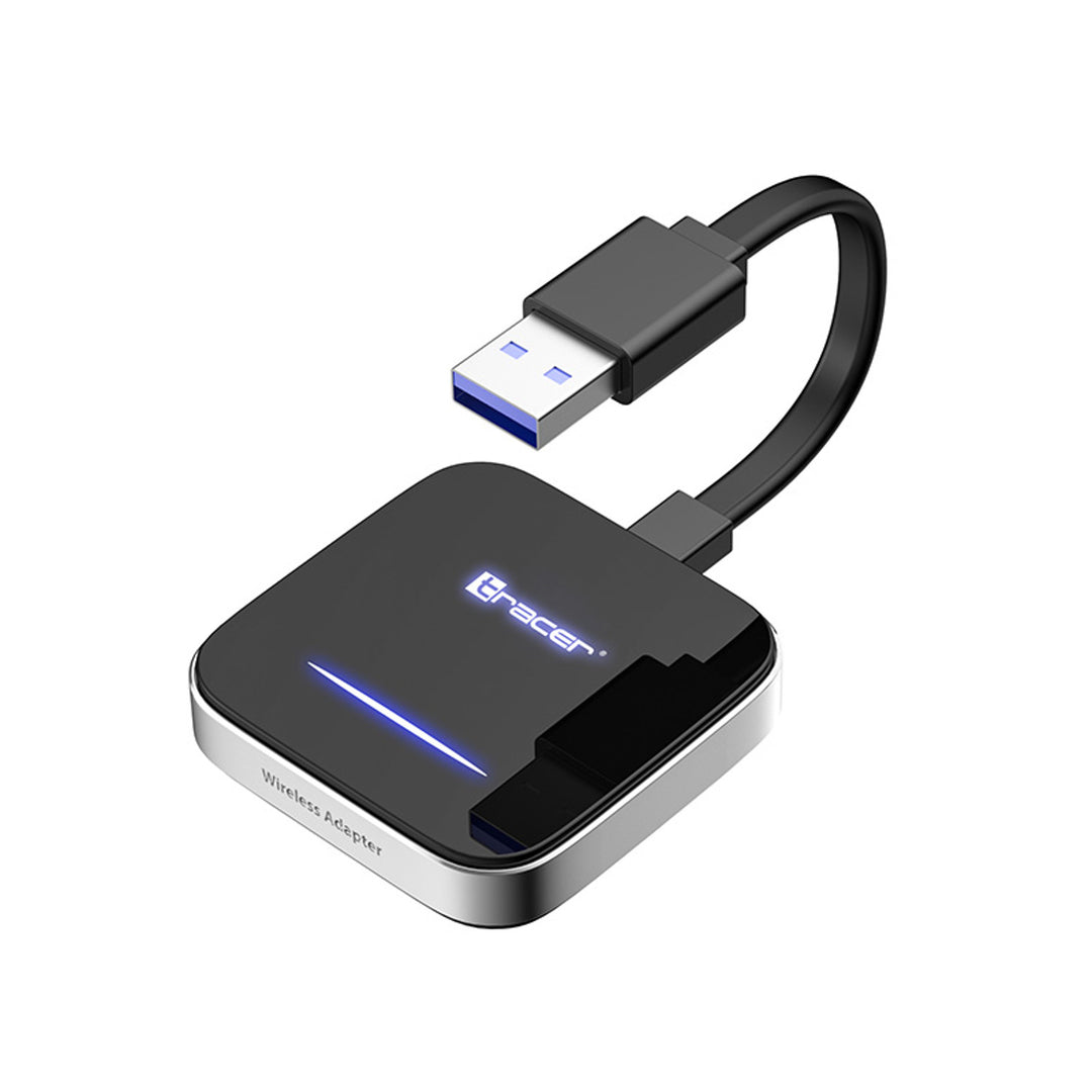 Adaptador inalámbrico CarPlay y Android Auto Tracer, WiFi, Bluetooth 5.0, CarLink PRO