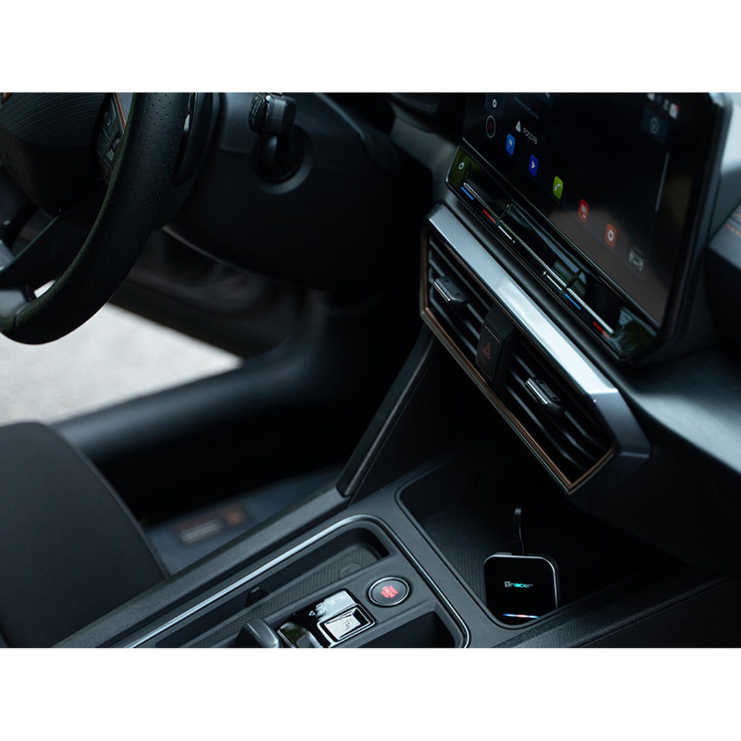 Adaptador inalámbrico CarPlay y Android Auto Tracer, WiFi, Bluetooth 5.0, CarLink PRO