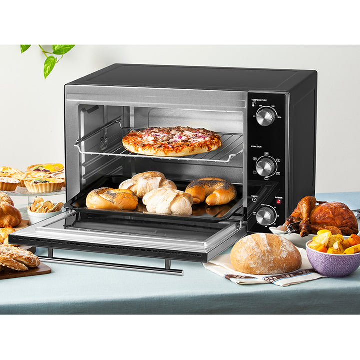 Horno eléctrico Lafe, capacidad 48 l, potencia 1800 W, ventilador, HeatMaster