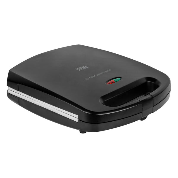 Tostadora de sándwiches Teesa, placas cerámicas, para 4 sándwiches, potencia máxima 1500 W, TSA3229B