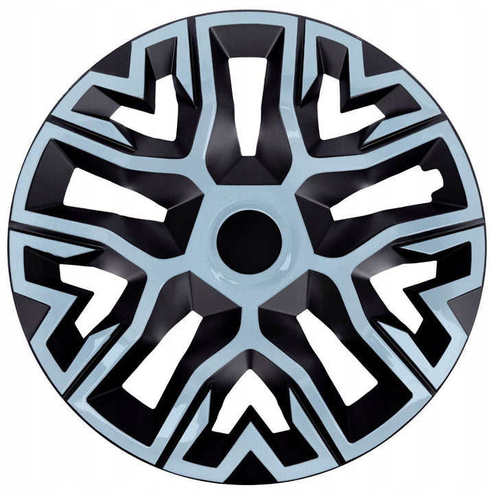 Tapacubos universales 14'' NRM The Best Bicolor azul/negro 4 unidades