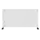 Radiador infrarrojo Cronos, 800 W, ideal para personas alérgicas, superficie mate, ultrafino, termostato integrado y control remoto por teléfono o mando a distancia, Carbon P800 TWP