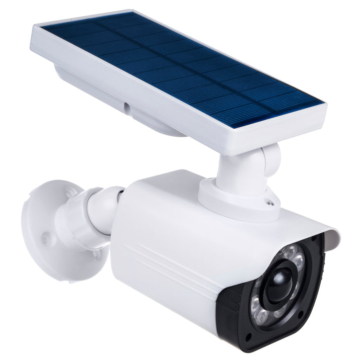 Cámara solar falsa, LED parpadeante, sensor de movimiento, iluminación LED, pegatina gratis, SOL1800S, 4 unidades