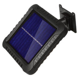 Foco LED solar con sensor de movimiento Maclean, IP44, 5 W, 400 lm, 6000 K, batería de litio de 1300 mAh, 5,5 V CC MCE438, 2 unidades