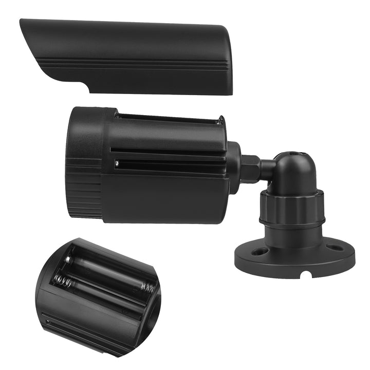 Cámara tubular falsa, diodos IR LED, negra, alimentación 2xAA (incluidas), ABS, IR1800 B