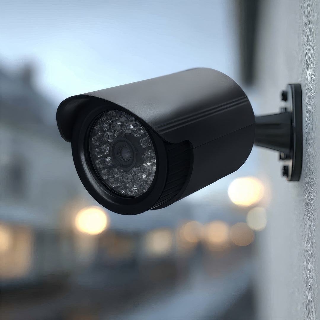 Cámara tubular falsa, diodos IR LED, negra, alimentación 2xAA (incluidas), ABS, IR1800 B