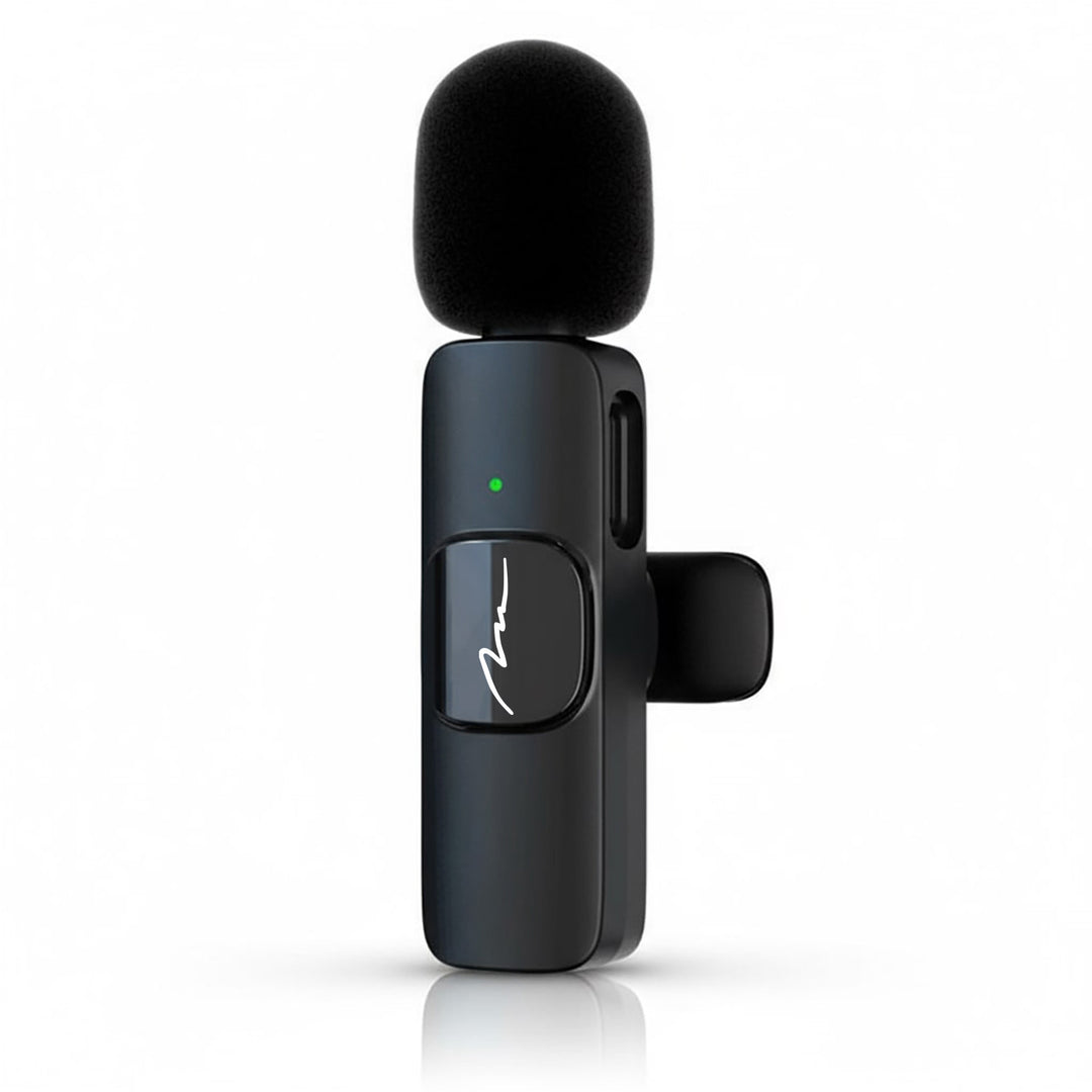 MICRO-MIC DUO: 2 micrófonos inalámbricos de solapa (juego), con clip, iOS y Android (OTG), mini, supersensibles. USB-C y LIGHTNING, Mediatech.