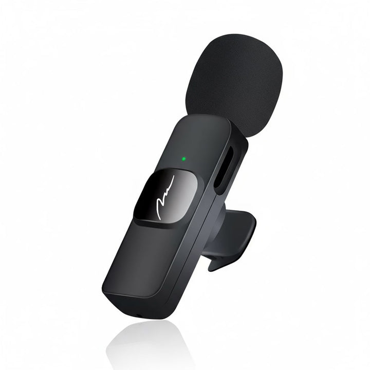 MICRO-MIC DUO: 2 micrófonos inalámbricos de solapa (juego), con clip, iOS y Android (OTG), mini, supersensibles. USB-C y LIGHTNING, Mediatech.