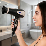 Secador de pelo Mesko, función de ionización, difusor, potencia 2200 W, negro, MS 2287